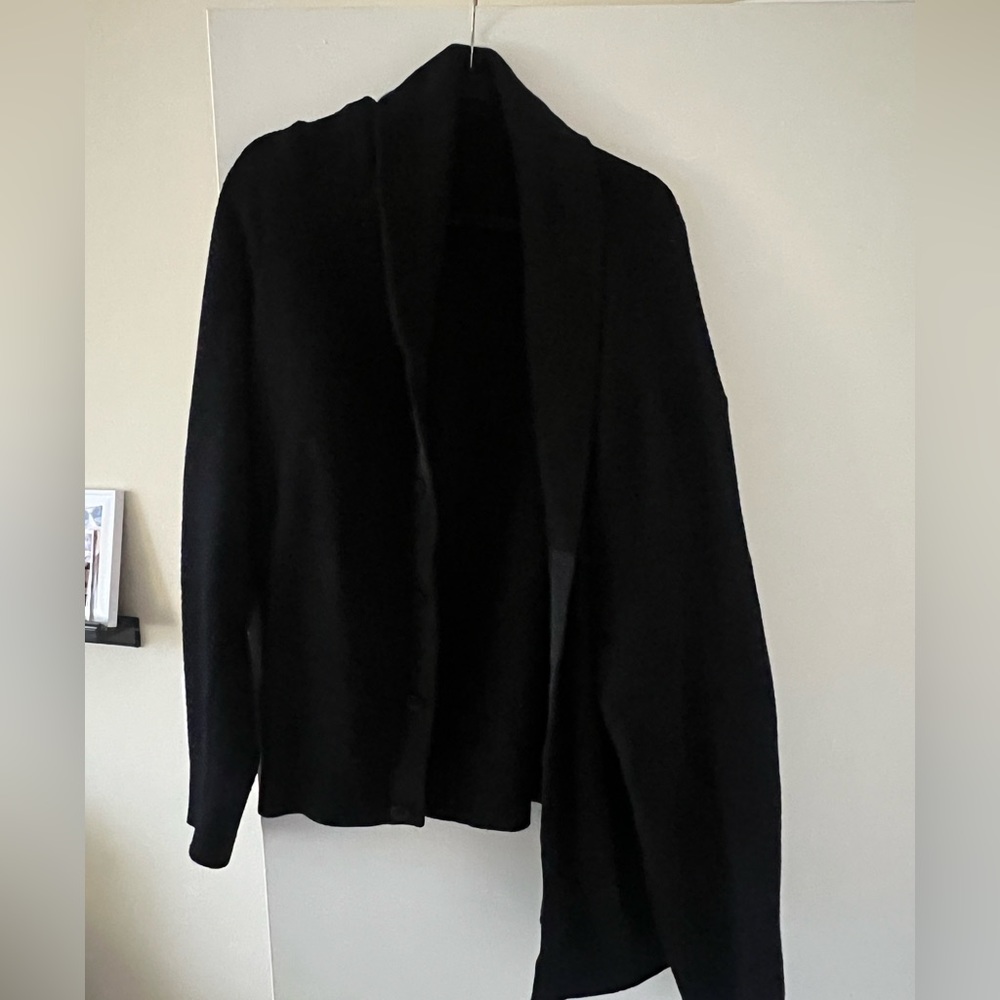 XXL black oversized men’s cardigan